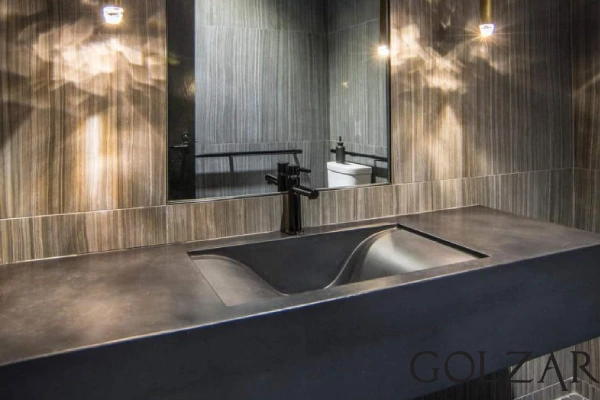 جدیدترین سینک آشپزخانه بتنی